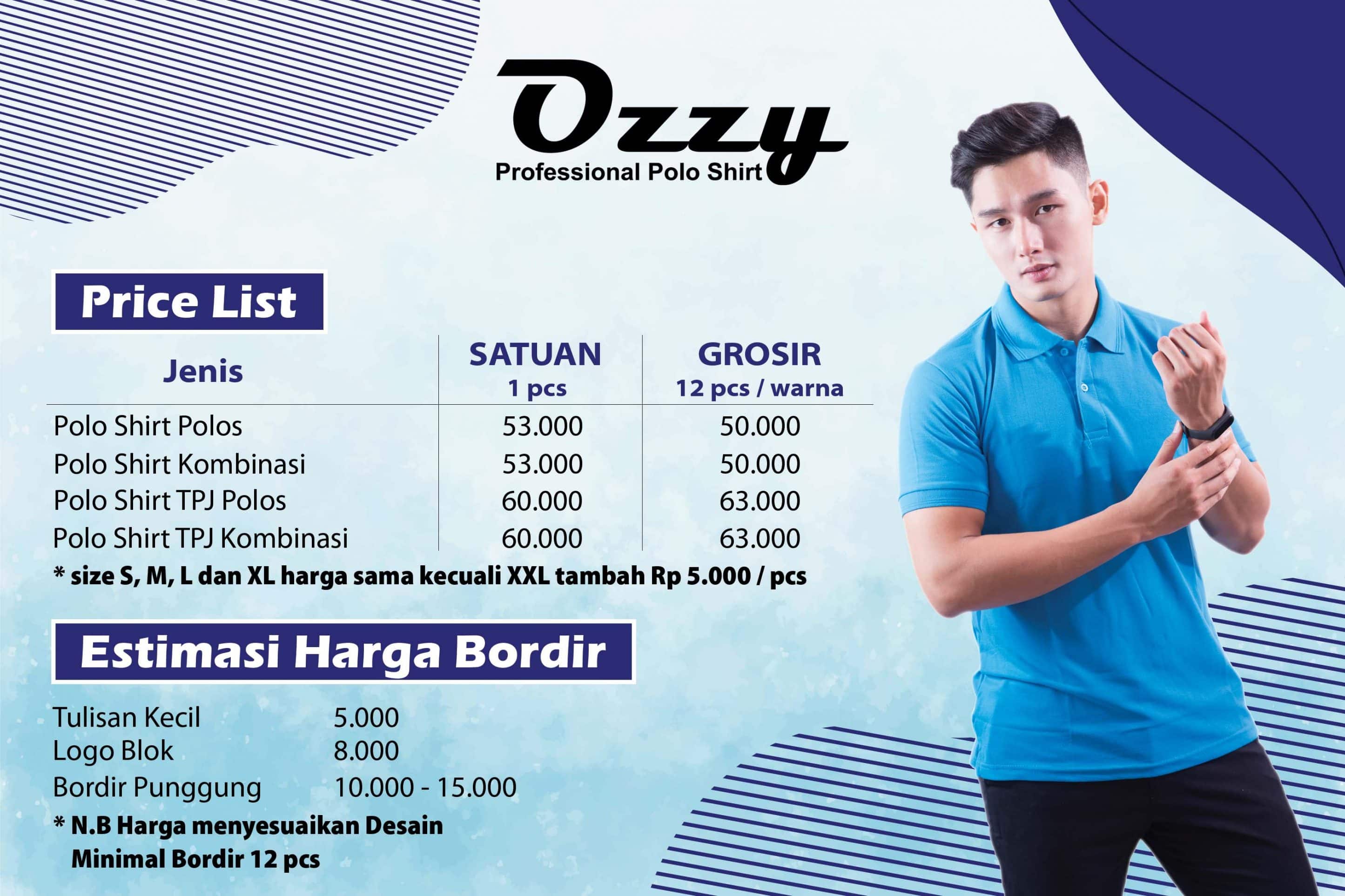 harga kaos polo, kaos polo jogja, ozzy clothing, kaos polo polos